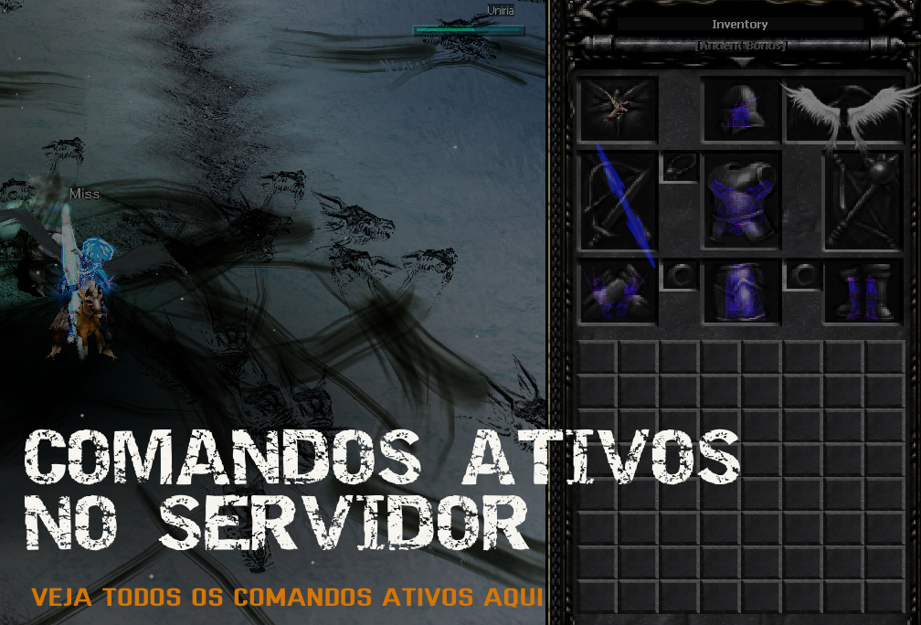 COMANDOS ATIVOS NO SERVIDOR